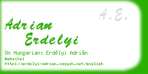 adrian erdelyi business card